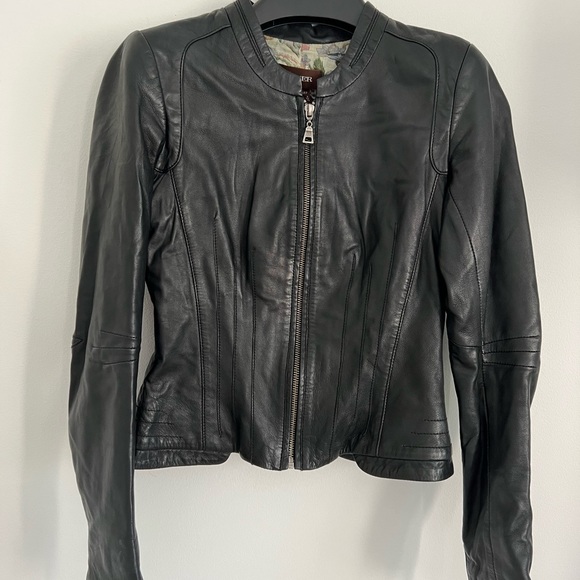 Danier Black Leather Jacket - Picture 1 of 4